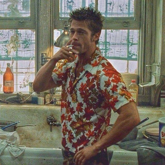 Tyler Durden leaf print shirt