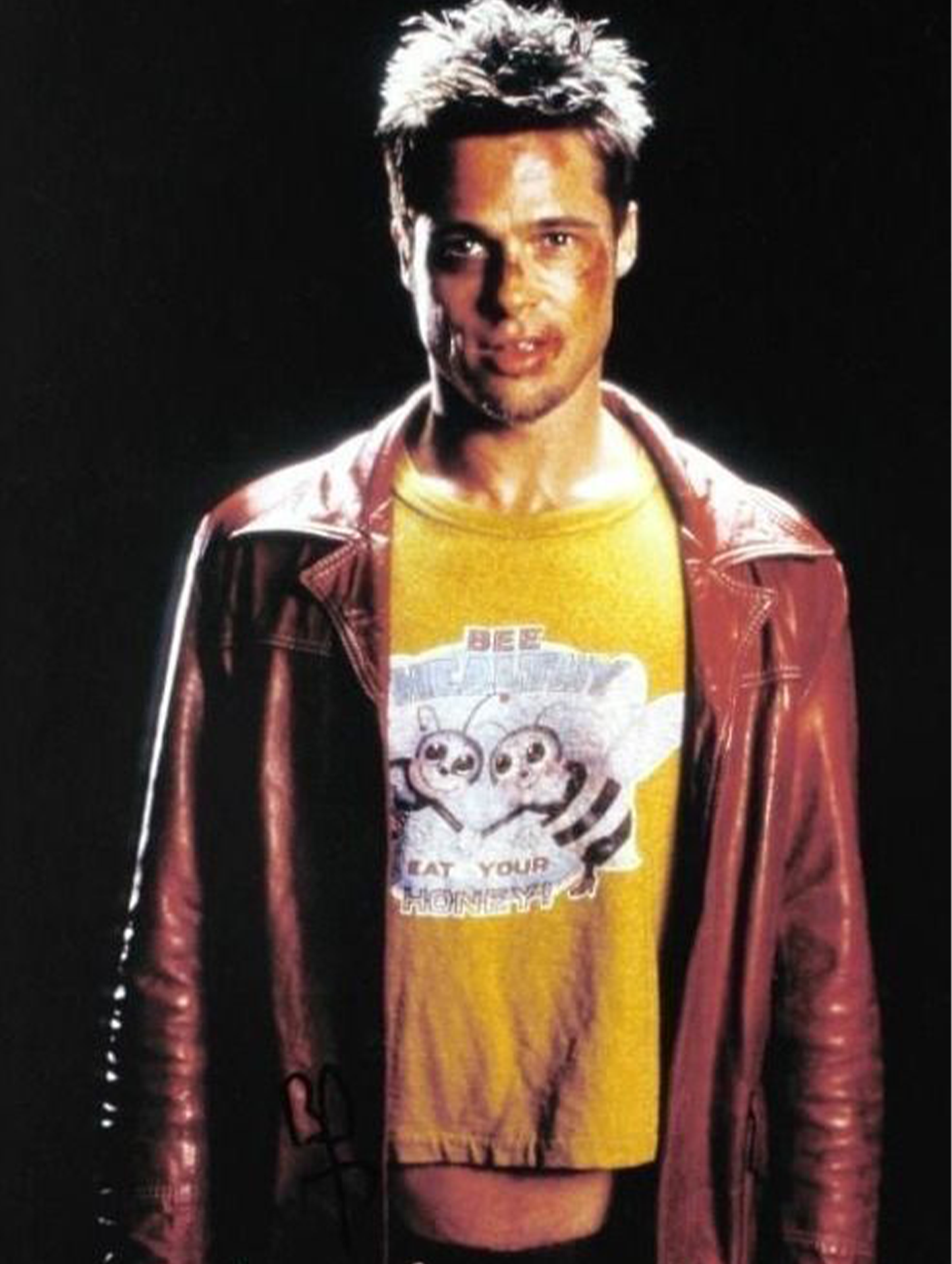 Tyler Durden Red Jacket + Bee Healthy T-shirt Bundle