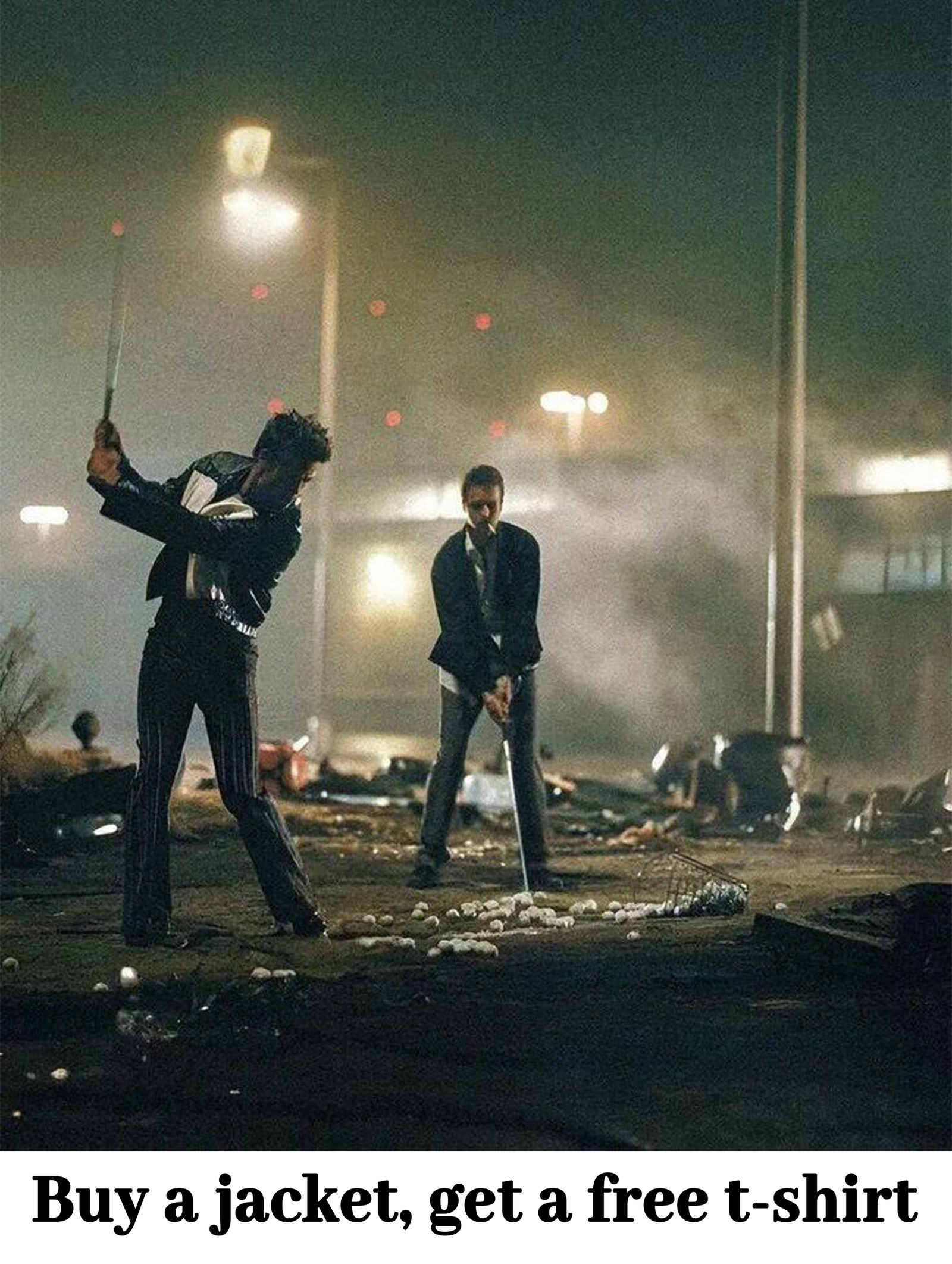 Tyler Durden Jacket Black and White